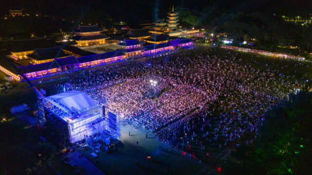 백제문화제 개막식 장면(사진=부여군)