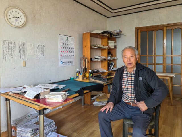 이안재에서 공부한 정동리 마을 주민 소대영 씨