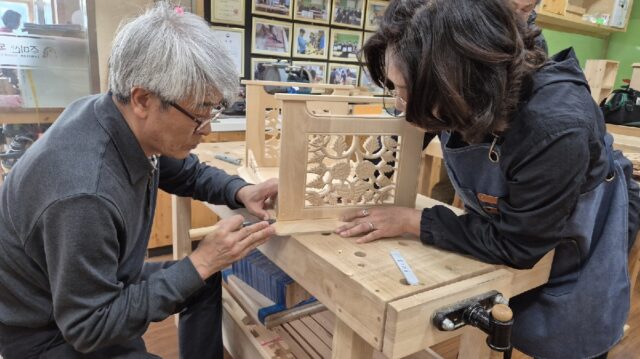 목재전문교육(사진=공주시)