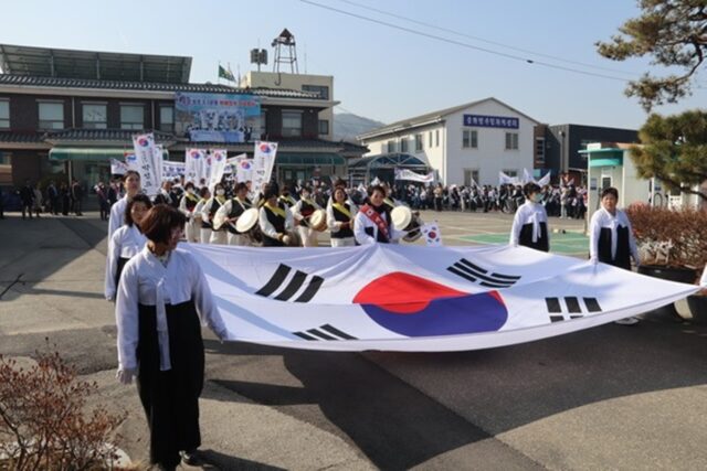 충화면 3·1 만세운동 재현 행사(사진=부여군)
