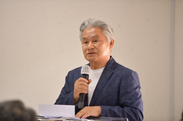 정광용 사)백제고도육성정책연구원 이사장이 개회사를 진행하고 있다.(사진=스토리스팟)