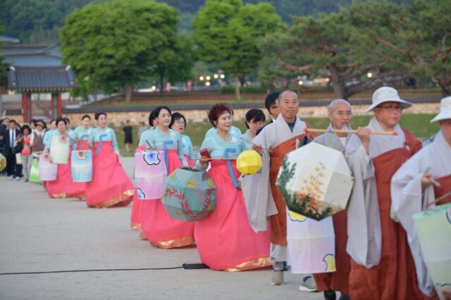 불기 2570년 봉축법요식 봉행 장면(사진=스토리스팟)