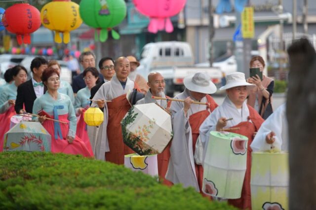 불기 2570년 봉축법요식 봉행 장면(사진=스토리스팟)
