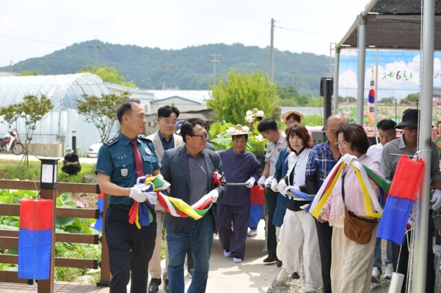 연화분 봉송 장면(사진=스토리스팟)