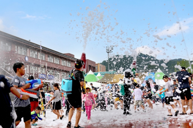 부여서동연꽃축제 체험장면