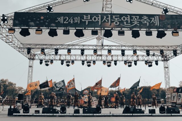 코리아 싸울아비무사단의 '연화무예' 공연장면(사진=스토리스팟)