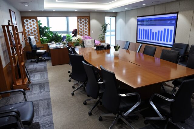 박수현 지사 집무실(사진=충청남도)