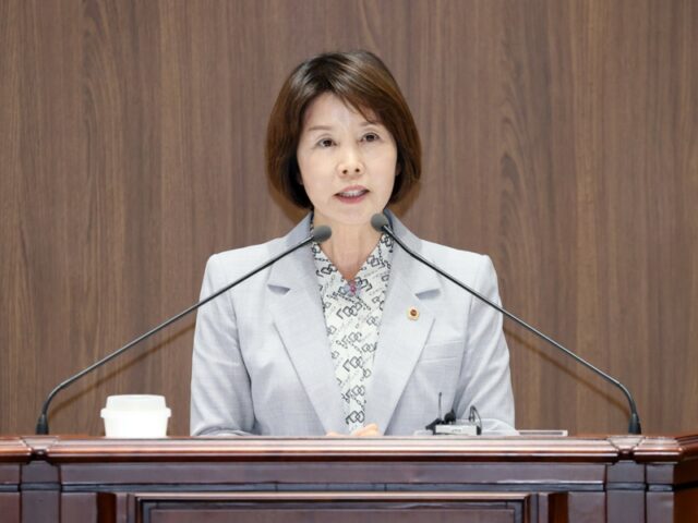 민병희 의원은 지난 14일 열린 충남도의회 제370회 임시회 제1차 본회의 5분 발언을 진행하고 있다.(사진=충남도의회)