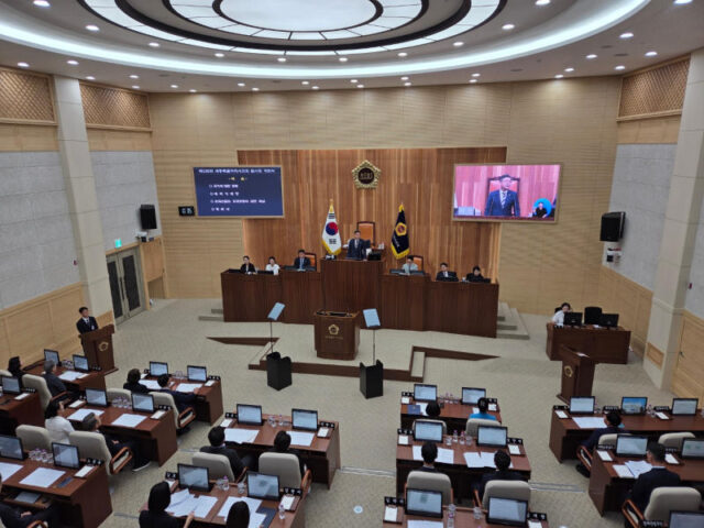 세종특별자치시의회, 15일 오전 제108회 임시회 개최(사진=김영진 기자)