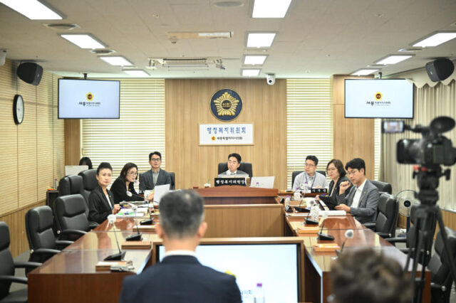 세종시의회, 제108회 임시회 행정복지위원회 제1차 회의 개최.(사진=세종시의회)