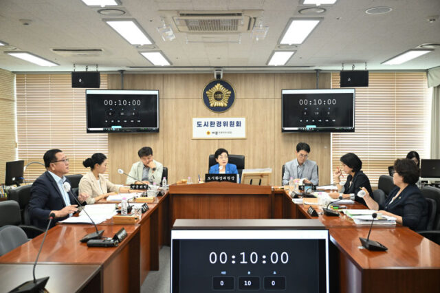 세종시의회 제108회 임시회 도시환경위원회 제1차 회의.(사진=세종시의회)
