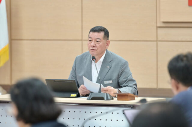 폭염 대응 총력, 공주시 월중 업무계획 보고(사진=공주시)